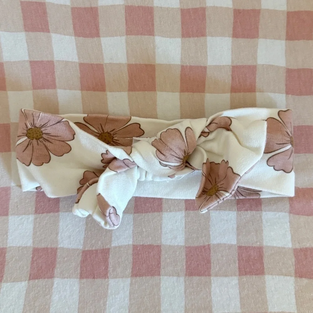 Daisy Printed Knotted Headband